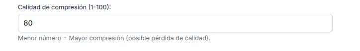Calidad de compresion