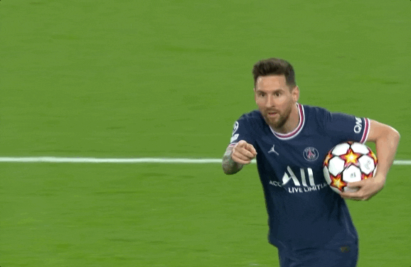 Messi celebrando: Gifs deportes