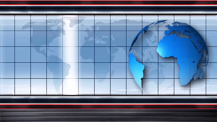 Escenario de la Tierra: GIF Animado Dinámico para Noticias y Programas