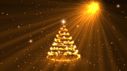 Árbol navideño de luz: Gifs eventos