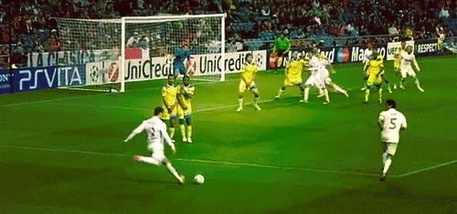 Metiendo un gol en futbol V.2: Gifs de deportes