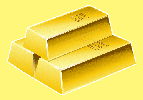 Lingotes de oro: Gif animado, descargar gratis