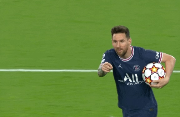 Messi celebrando: Gifs deportes